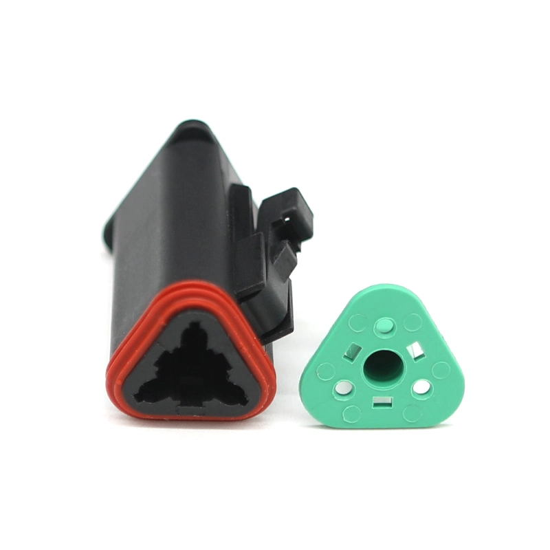 Dt06-3s-P032 3 Way Dt Series Deutsch Enhanced Seal Retention Shrink Boot Adapter Automotive Waterproof Wire Connector