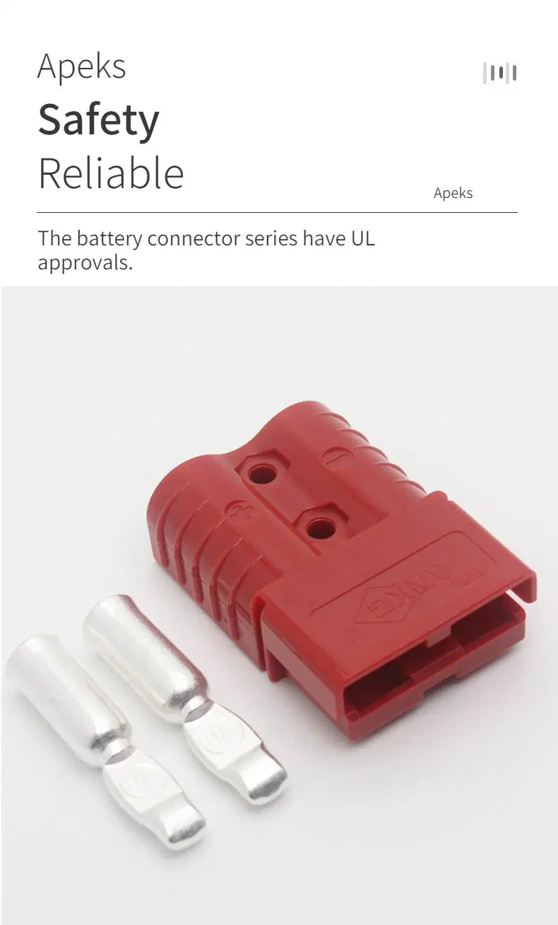 Electric Car Battery Plug/Socket Connector 2-Pin Connector/Quick Disconnect Terminal