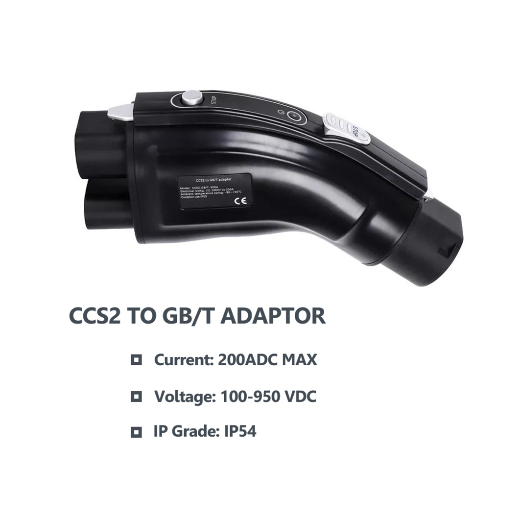 Electric Car EV Charging Connector CCS Combo 2 to Gbt Adapter DC Charge Connector