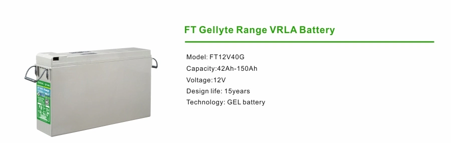 12V /80ah/100ah/150ah/180ah/200ah Front-Access-Terminal-Slim AGM/Gel Battery Battery for Solar-Panel/Pump/Golf Cart/Power-Tool/Motors