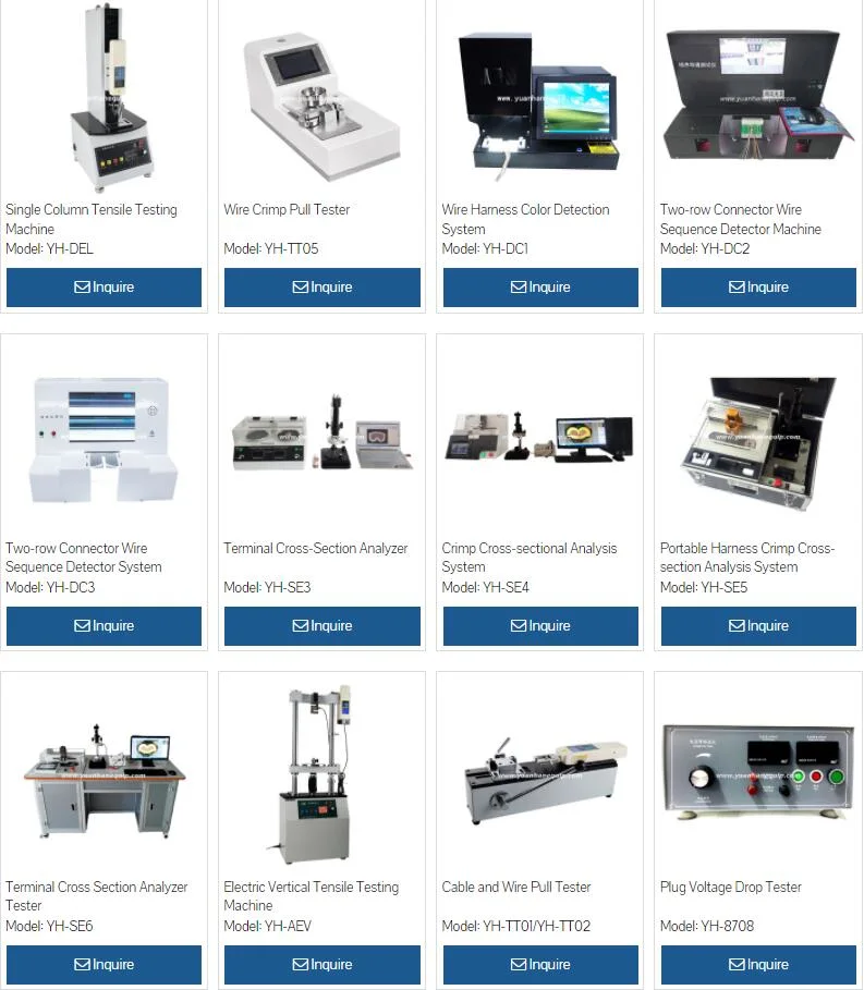 Automatic Wire Terminal Cross Section Analyzer Yh-Se6