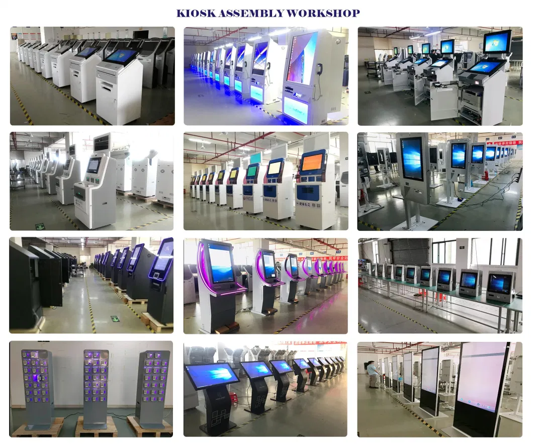 OEM 19 Inch Touch Screen Kiosk Multiple Ticket Vending Machine Information Kiosk Top up Kiosk Terminal