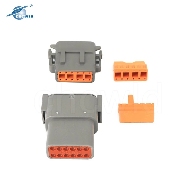 12 Pin Male Dt04-12p Dt Series Waterproof Deutsch Automotive Connector