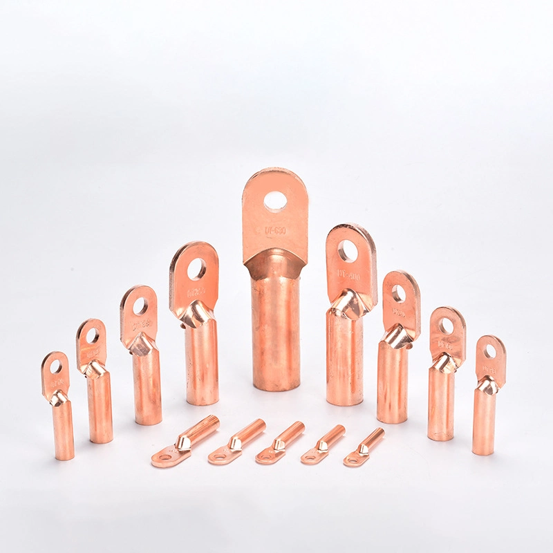 Dt Series Copper Lug Oil Plugging Cable Terminal Crimping Types Connectors