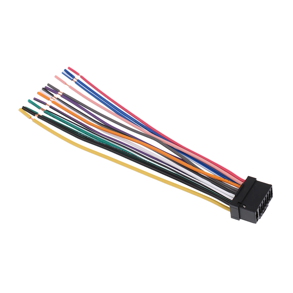 2.54mm Jst Molex Te 16 Pin Connectors with Wiring Harness for Car Radio