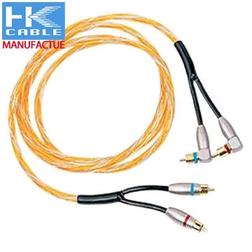 China Manufacturer Audio Cable RCA Connector for Car Audio CCTV Camera Cable