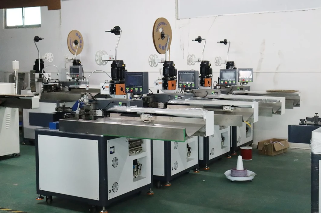 High Quality Fully Automatic Double End Electrical Connector Terminal Crimping Machine