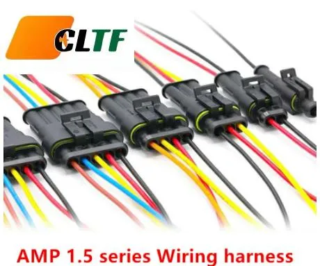 Customized 1-50 Pin Industrial Auto Automotive Battery Solar Electric Shielded Cable Assembly Wiring Wire Harness Male Femal Amphenol Molex AMP Te Jst Connector