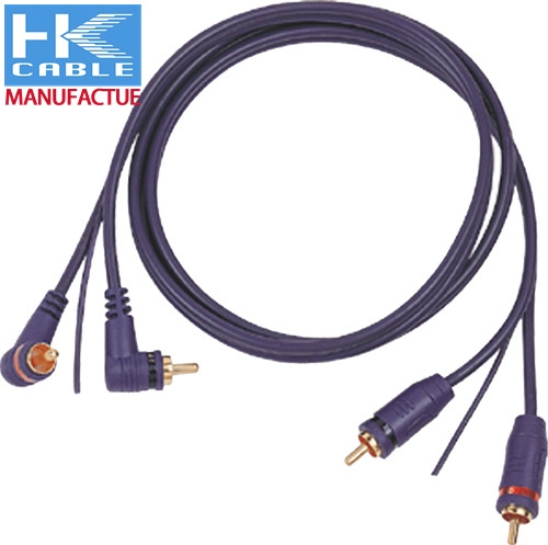 China Manufacturer Audio Cable RCA Connector for Car Audio CCTV Camera Cable