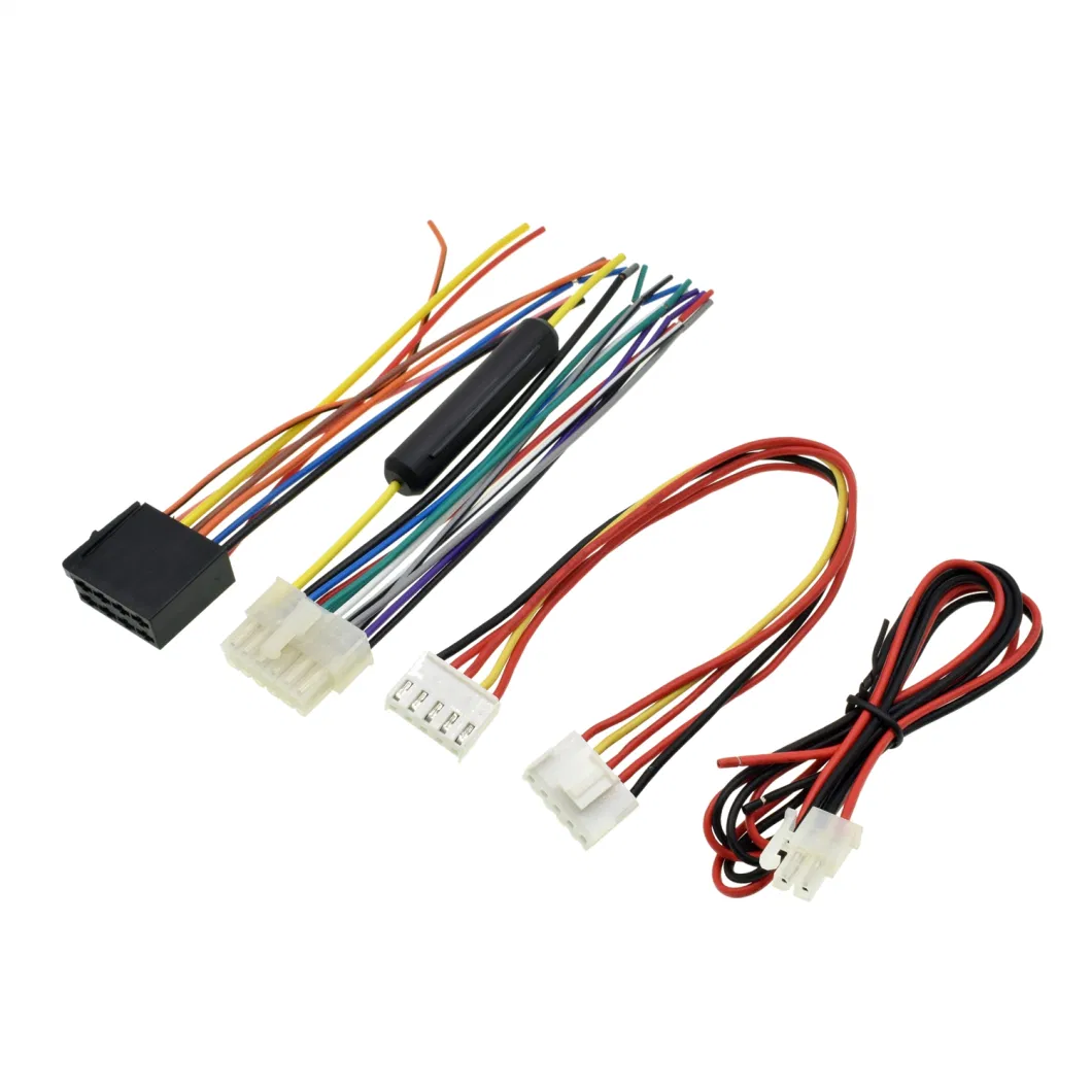 Customized OEM Car Plastic Socket Navigation Wire Harness Molex Connectors