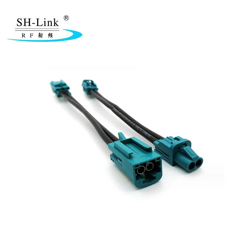 Car Connector Mini Fakra 2 Pins Type Z for 1m Rg174ll Cable Can Be Custermized