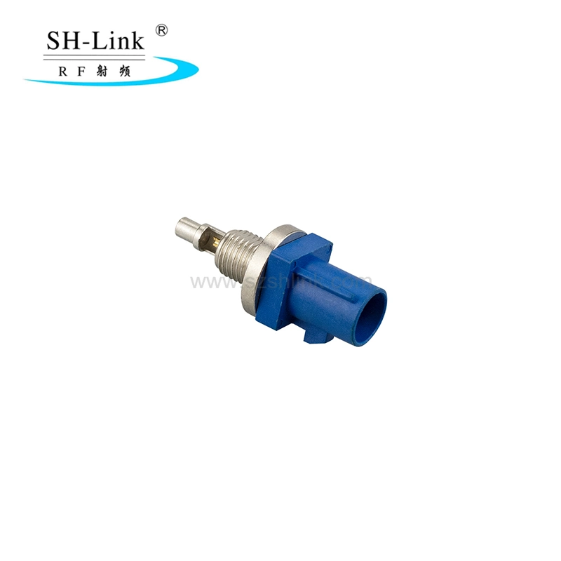 Fakra Automotive Connector Type C Blue Male Connector with Thread Can Be Customized for 1.13