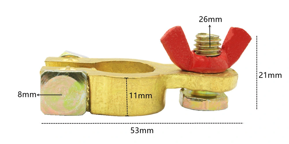 Free Sample Heavy Duty Copper/Brass/Zinc/Lead RoHS Universal Truck Quick Post Cable Ends Terminals Auto/Automotive/Automobile/Car Battery Terminal Connector