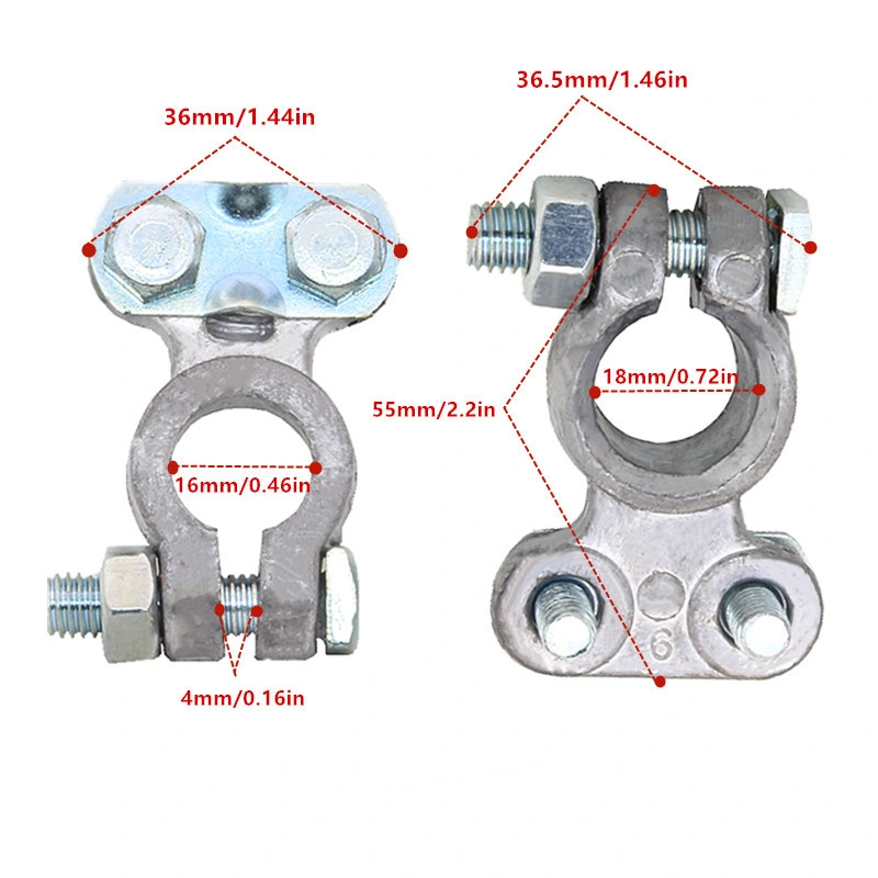 Car Battery Terminal Integrated Connection Terminal Heavy Duty Battery Connector Lead Types