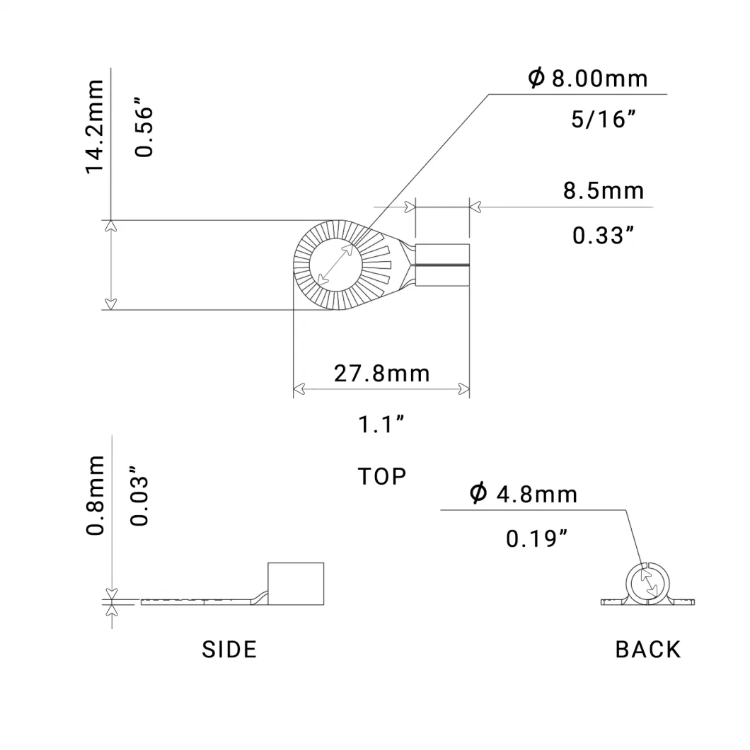 Edge Rt8516-20 20PCS 8AWG Copper Ring Terminals, 5/16&rdquor; Ring Hole, Shiny Nickel Plated Crimp Ring Terminals with 20PCS Red &amp; Black Soft Boots