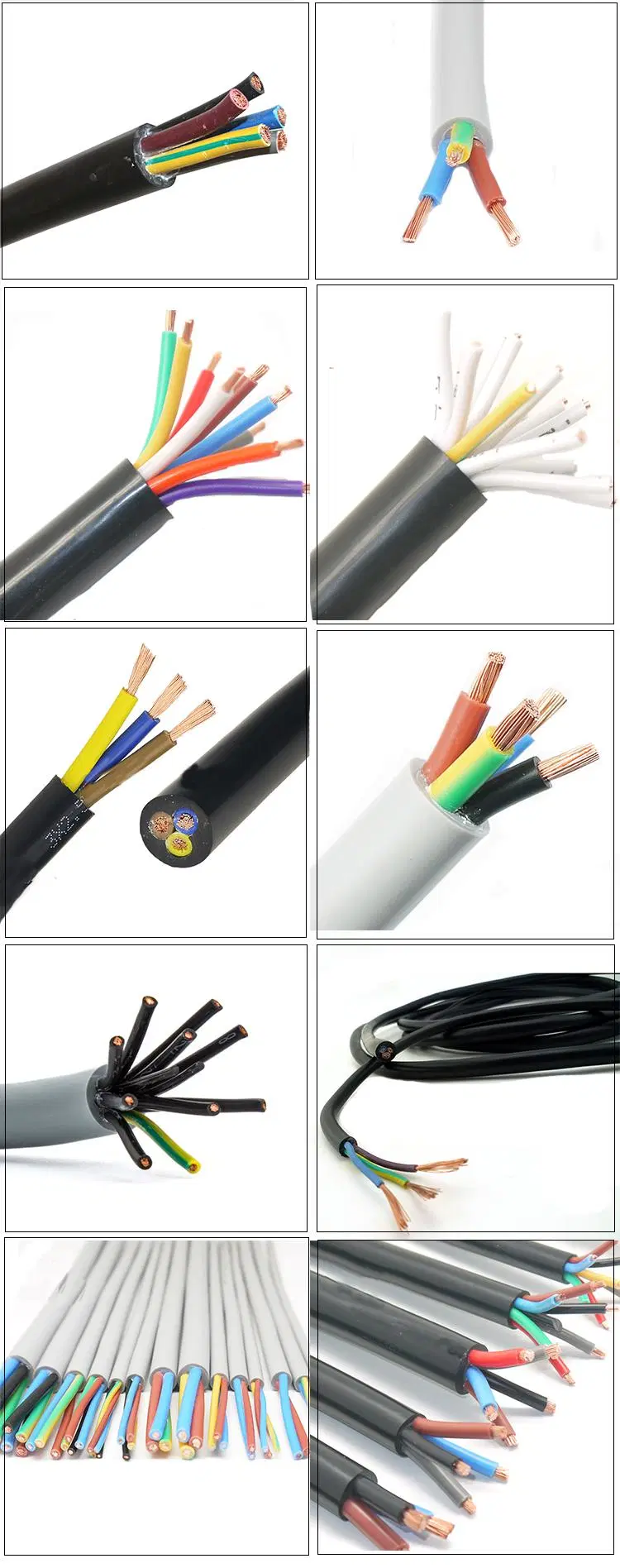 Feiya German Standard H05gg-F Industrial Cables Electric Cable Rubber Insulation Flexible Electric Wire