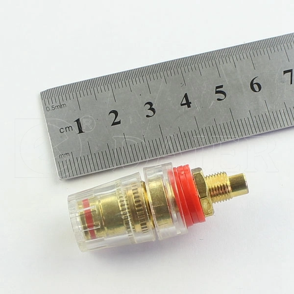 30A Male Socket Connector Speaker 8mm Gold Binding Post Connector
