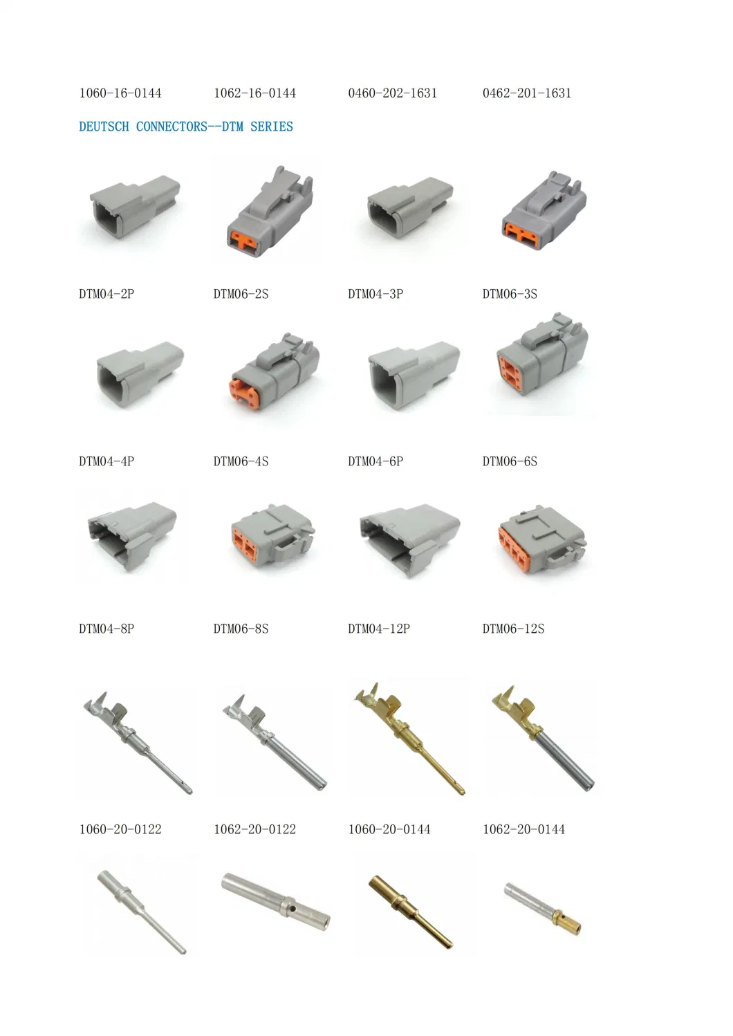 Deutsch 1 Pin Way Female Male Housing Adapter PA66 Waterproof Automotive Wire Connector Plug Dthd06-1-8s Dthd04-1-8p Dthd04-1-12p Dthd04-1-4p