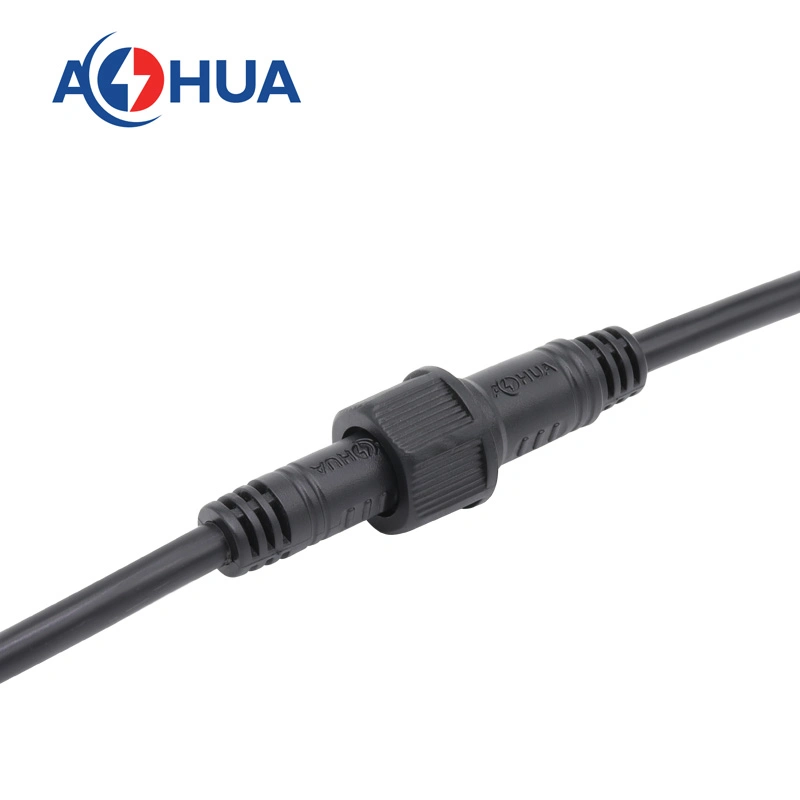 Hot Sales IP65 Waterproof Power Signal DC Connector M14 with 20AWG Electrical Wire 5.5*2.1/2.5mm Type Pre-Wire Male Female Extension Cord for Car Vdr Equipment