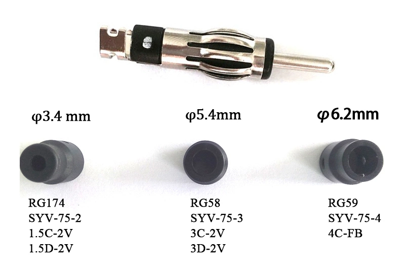 Custom RF Automatic Connectors for Wear and Temperature Resistant Coaxial Cables in Factories