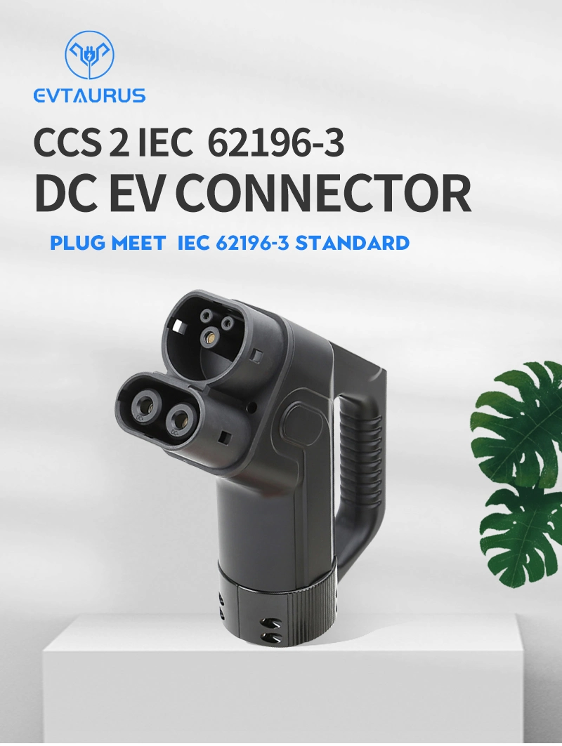 200A DC Fast IEC 62196-3 CCS2 EV Plug Electric Car Charger CCS Type 2 Connector EV Plug with 5m Cable