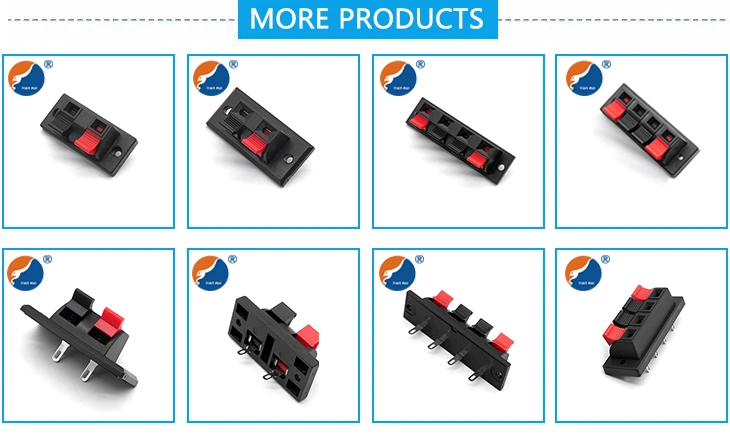 Speaker Amplifier Spring Loaded Connect Speaker Terminal