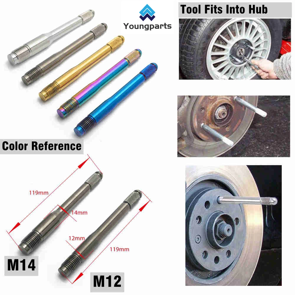 Youngparts German Car Modified Parts M14*1.5/ M14*1.25 Portable Automobile Wheel Installation Kit Tire Locating Pin