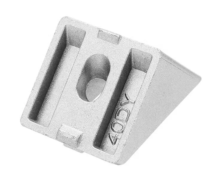 Aluminium Bevel Edge 45 Degree Angle Bracket Connector for 4040 Aluminum Profiles