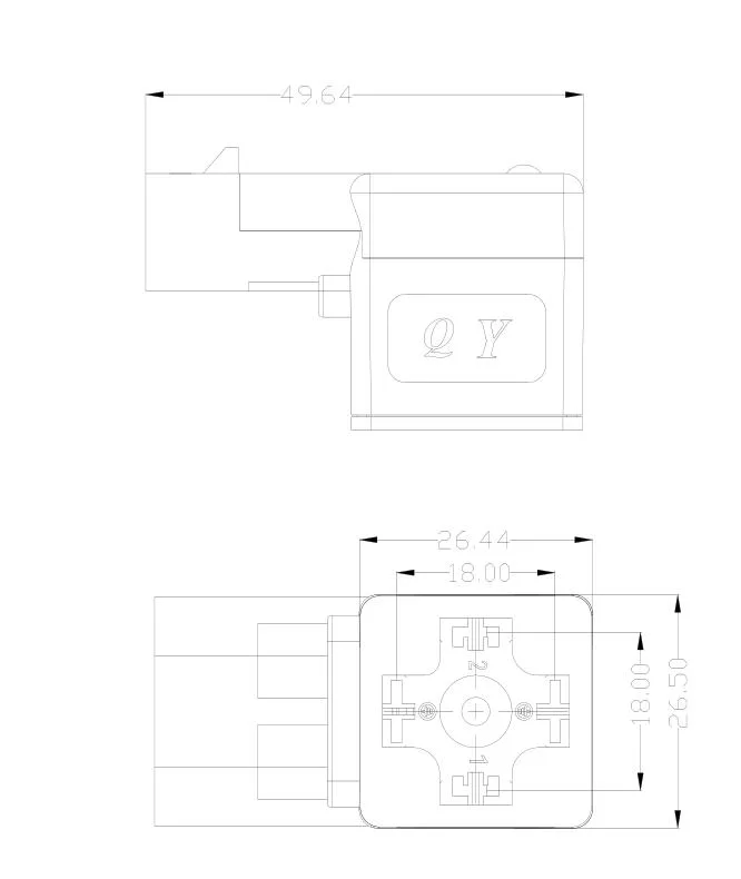 Waterproof Connector 3-Pin DIN 43650 Automotive Connectors