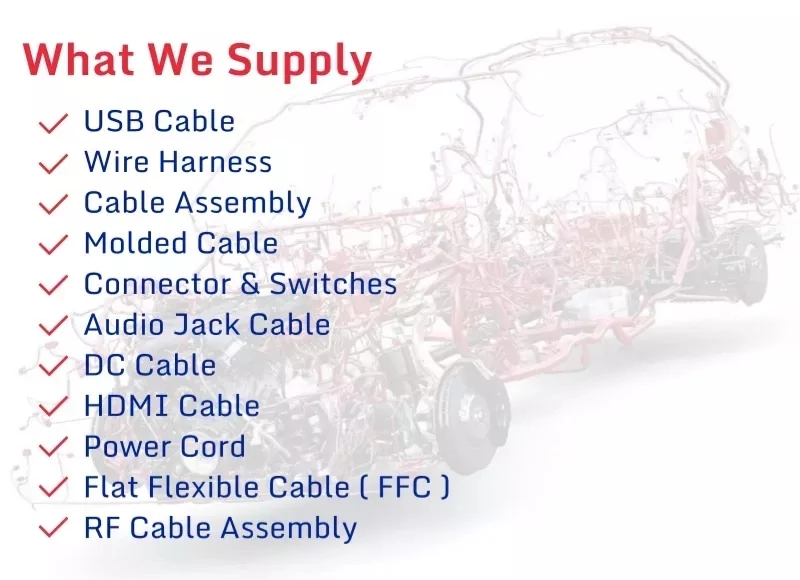 OEM Manufacturer Custom Assembly with Terminal Connector Car Truck Automotive Wiring Harness