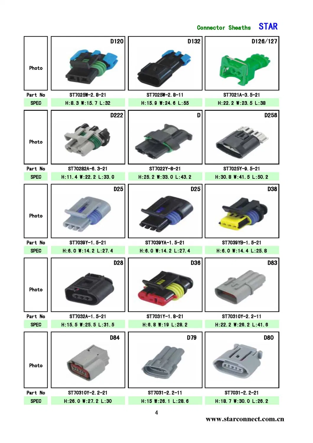 Deutsch 1 Pin Way Female Male Housing Adapter PA66 Waterproof Automotive Wire Connector Plug Dthd06-1-8s Dthd04-1-8p Dthd04-1-12p Dthd04-1-4p