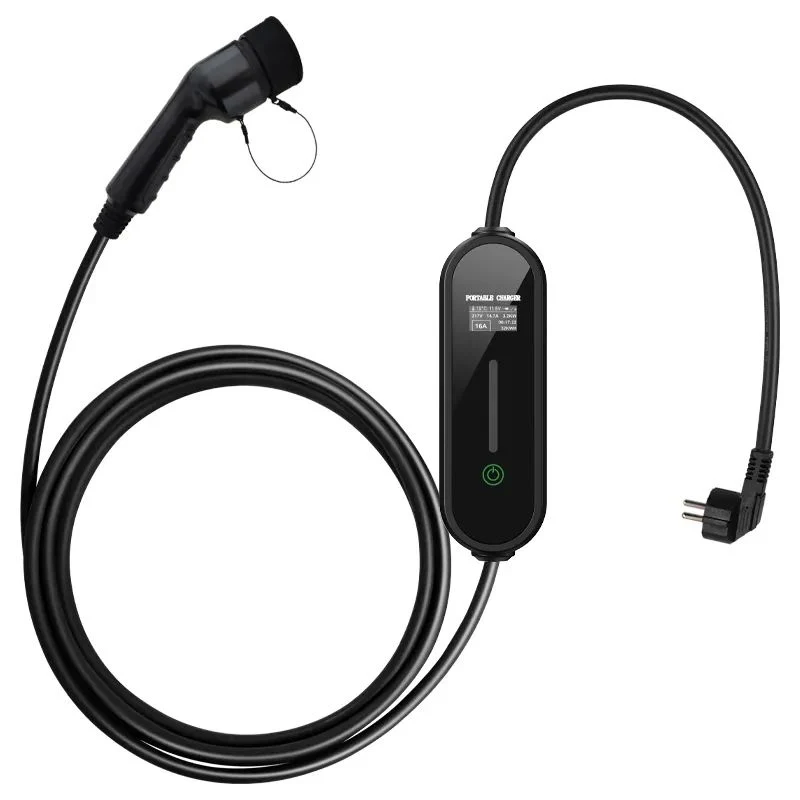 Home Car Charging Station Type 2 EV Cable Evse 16A 1 Phase 3.5kw T2-T2 IEC 62196 EV Charging Extension Cable Plug Connector