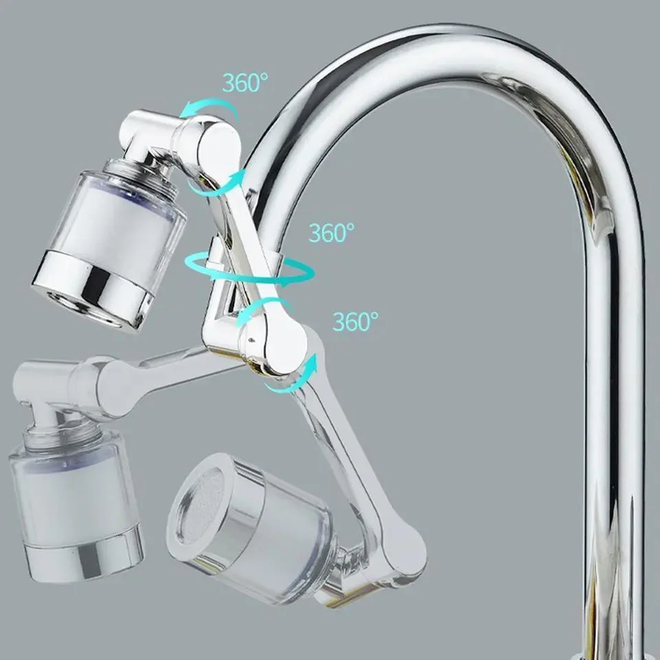Factory Direct Sale Swivel Ball Joint 1080 Rotation Kitchen Faucet Tap Adapter Aerator Spout Shower Head Filter Nozzle Connector