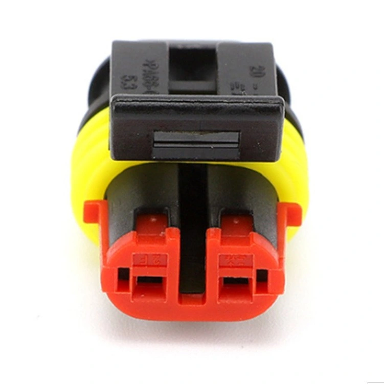 Gray Plug 2pin 6pin Waterproof Female Car Terminal Connector for Auto