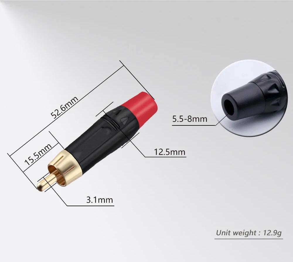 RCA Coupler Adaptor Female to Female Audio Video RCA Connector for S/Pdif Subwoofer Phono Amplifier