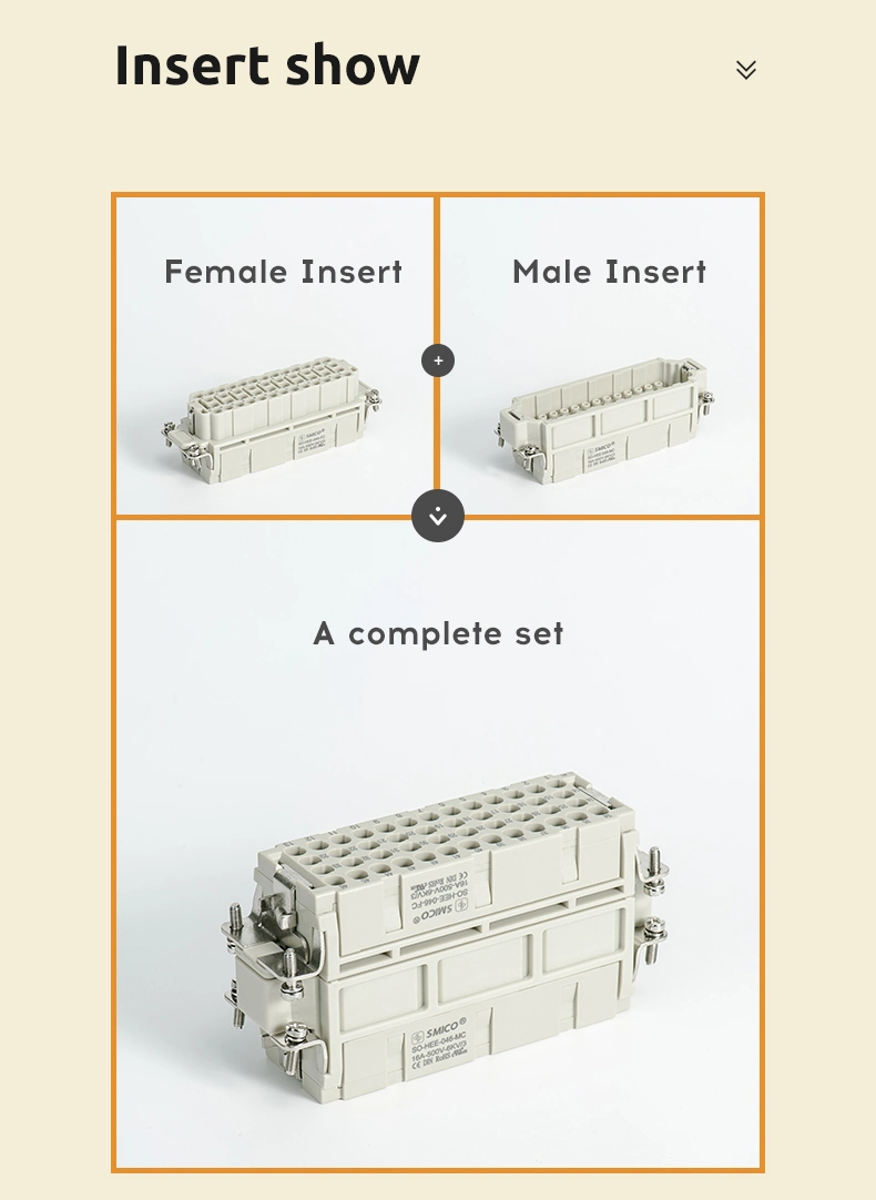 Hee 18pin Heavy Duty Rectangular Connector 09320183101 Automatic Machine Connector