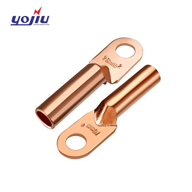 Dt Series Copper Lug Oil Plugging Cable Terminal Crimping Types Connectors