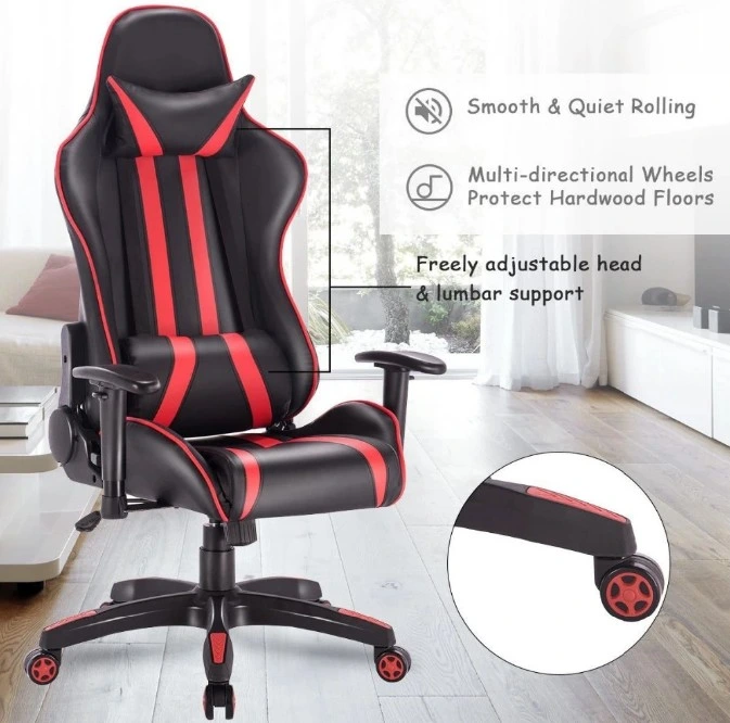 Racer Ergonomic Gaming Chair Large Size Racing Style Computer Home Office Chair