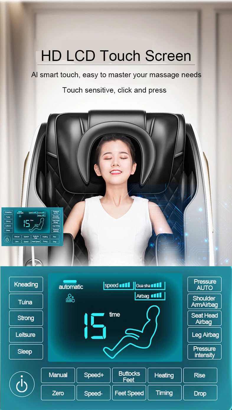 Jingtop Exclusive Agent Top Quality Shiatsu Timing Control Massaging Equipment Chair