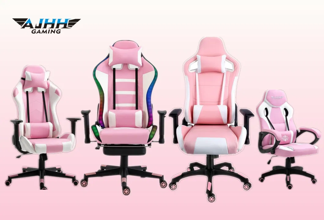 OEM ODM Service China Supply Girls Cute Pink Chair Office Working Chair Racing Chair