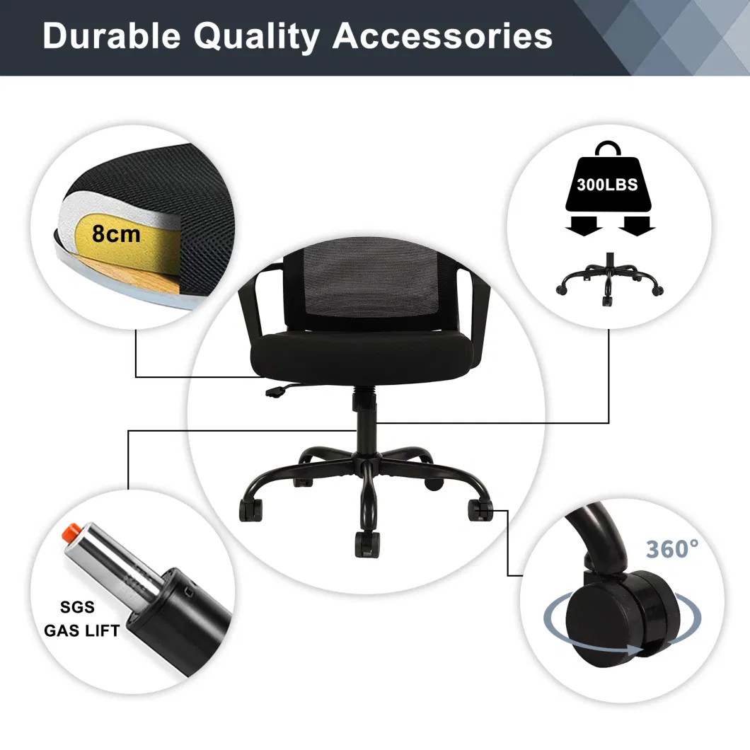 Chinese Manufacturer Commercial Furniture Ergonomic Height Adjustable Office Chair