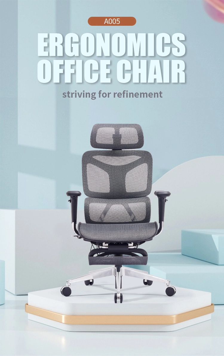 CEO Boss Managaer Mesh Fabric Office Chair with Foot Rest