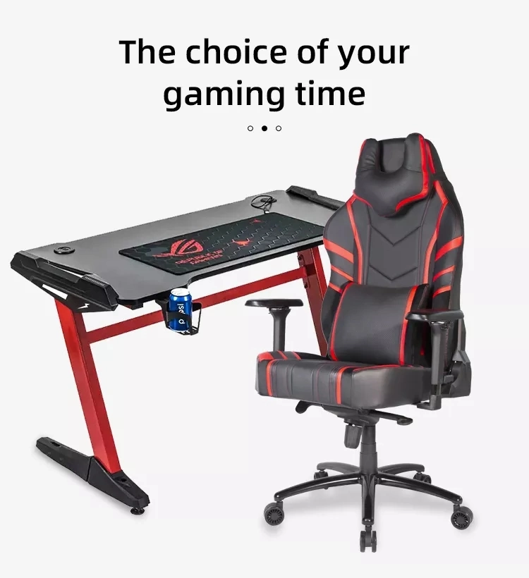 Custom Cheap Office Chair PU Leather Computer PC Game Racing Silla Gamer RGB LED Massage Harrison Gaming Chair with Lights and Speakers