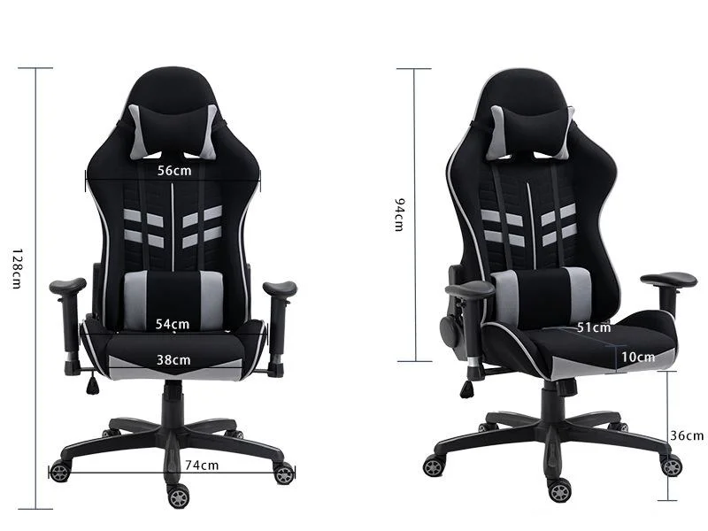 Ergonomic Office Computer Desk Executive Gaming Chair with Adjustable Height and Flip up Arms