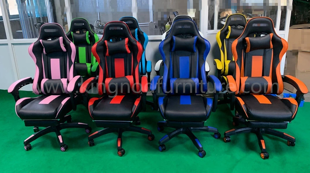 High End Class 3 Gas Lift PVC Leather Custom Reclining Gaming Chair