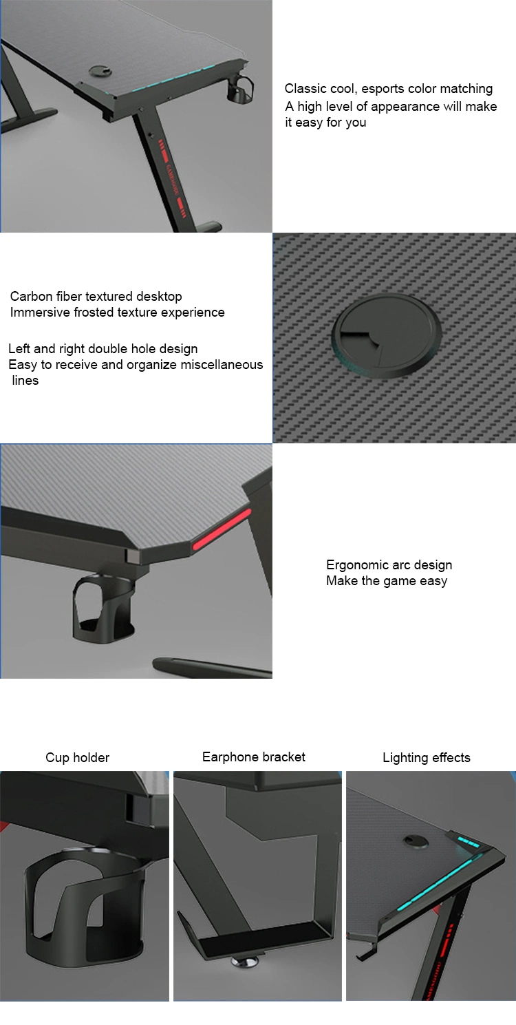 2020 New Style Computer Desk Gaming Table PC Desk