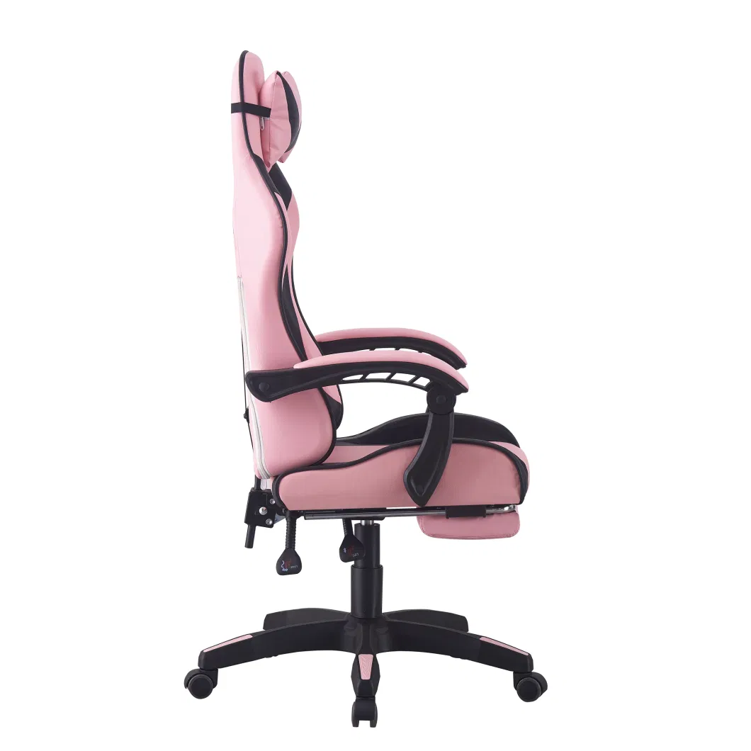 Hot Selling Adjustable Computer Leather Gaming Chair with Footrest
