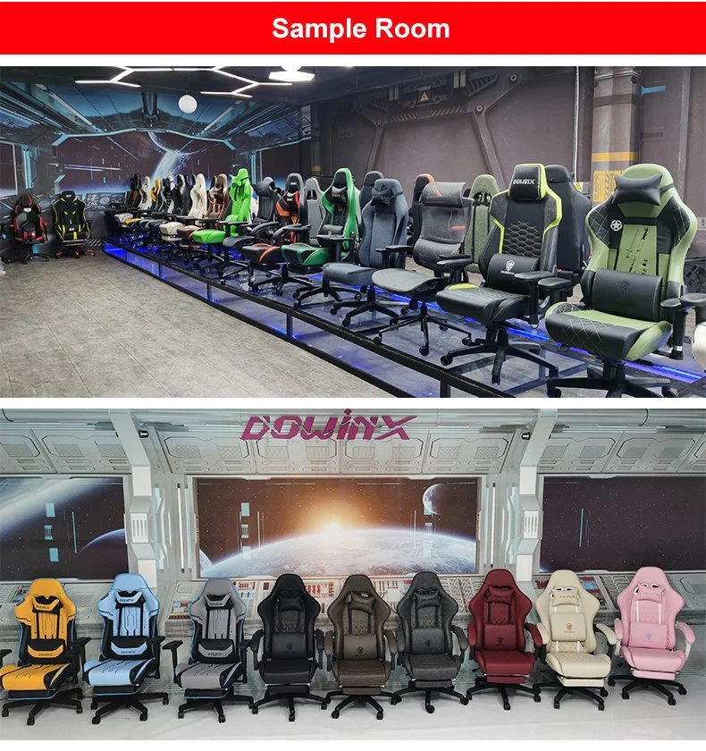 Factory Wholesale PU Leather Adjustable Racing Gaming Chair Adjustable Angle of Backrest Chair