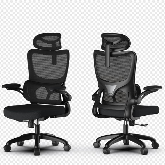 Ergonomic Mesh Office Chair High Back Desk Chair for Big and Tall People Adjustable Headrest with 2D Armrest Lumbar Support