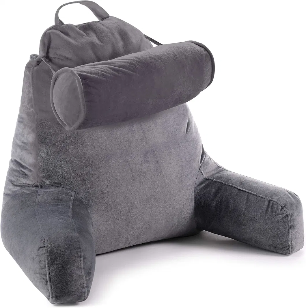 Decorative Reading Arm Pillow Backrest TV Gaming Pillow Husband Sofa Back Pillow Chair Cushion